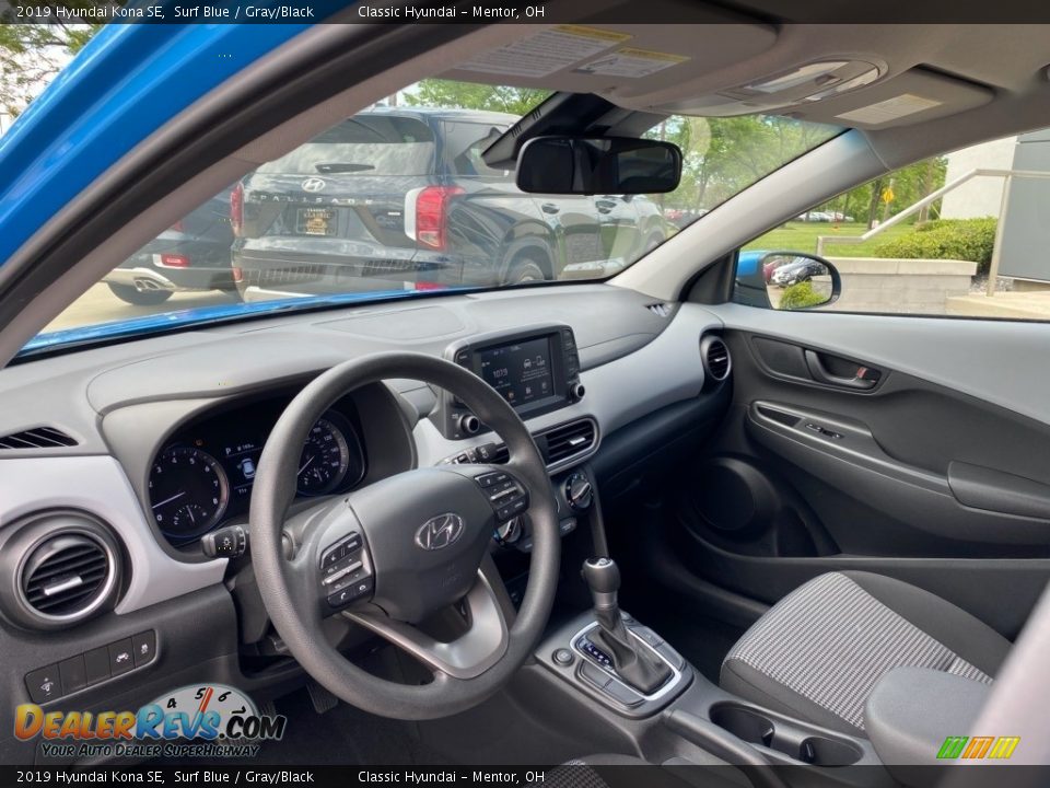 2019 Hyundai Kona SE Surf Blue / Gray/Black Photo #3