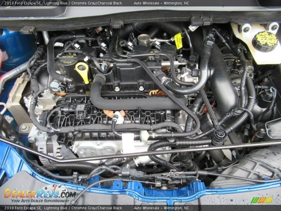 2019 Ford Escape SE Lightning Blue / Chromite Gray/Charcoal Black Photo #6