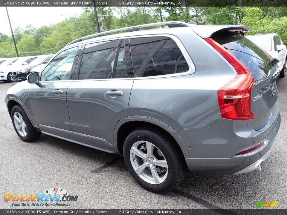2018 Volvo XC90 T5 AWD Osmium Grey Metallic / Blonde Photo #6