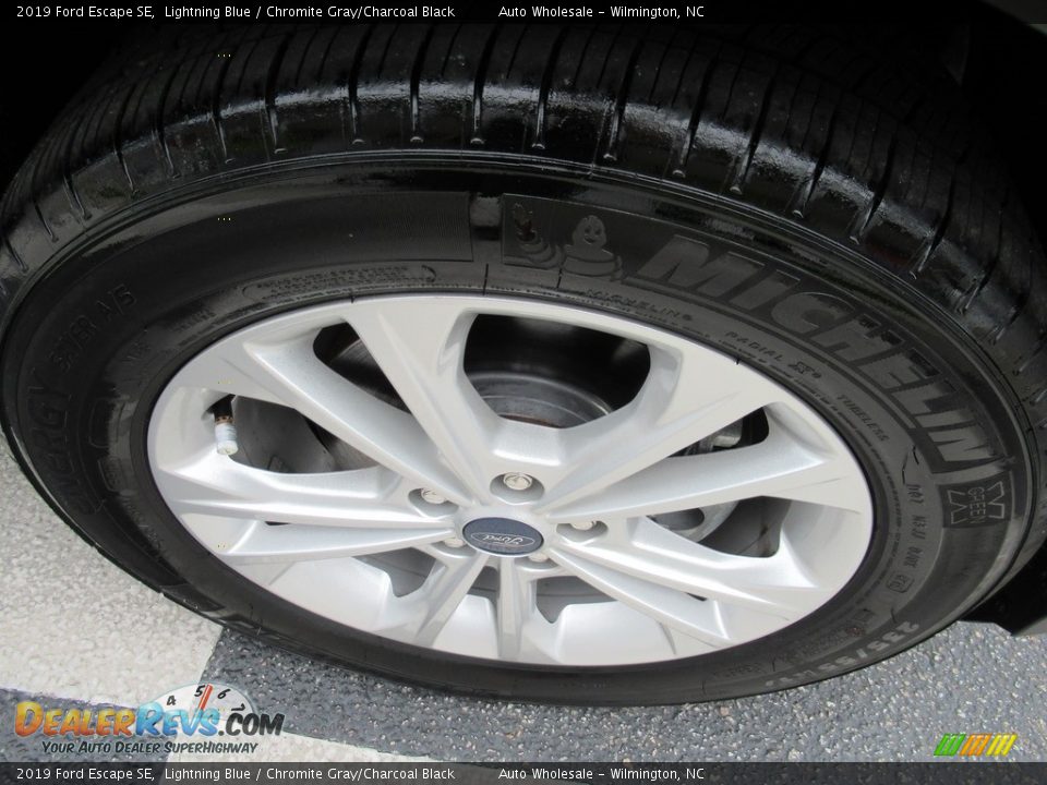 2019 Ford Escape SE Lightning Blue / Chromite Gray/Charcoal Black Photo #7