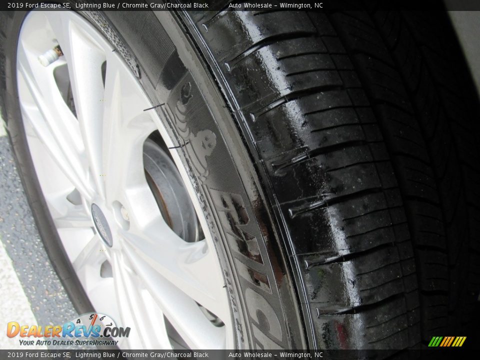 2019 Ford Escape SE Lightning Blue / Chromite Gray/Charcoal Black Photo #8