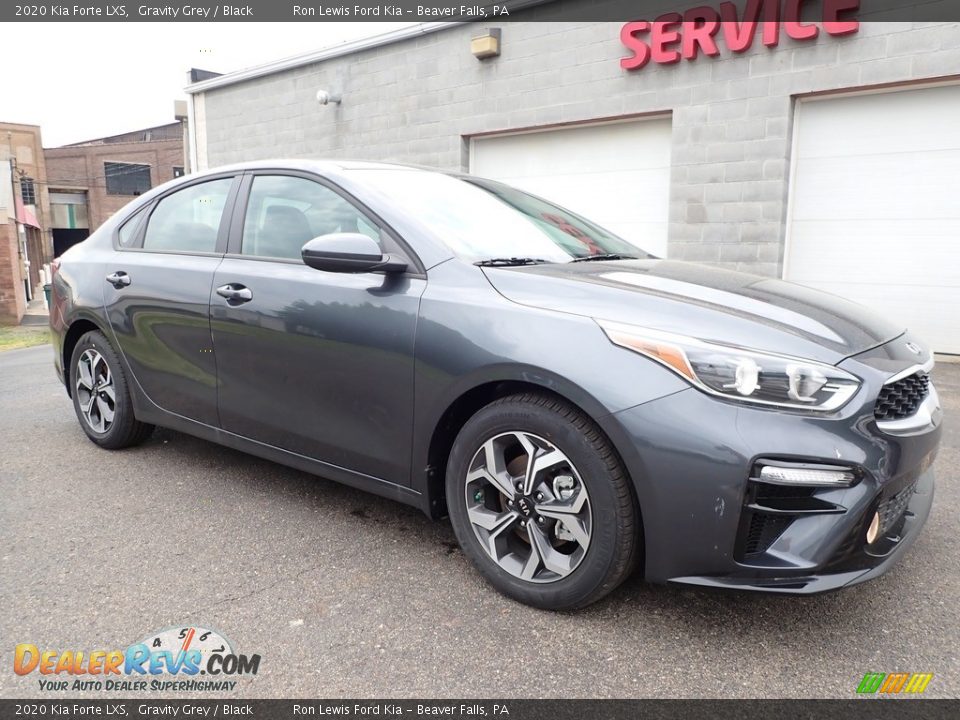 2020 Kia Forte LXS Gravity Grey / Black Photo #9