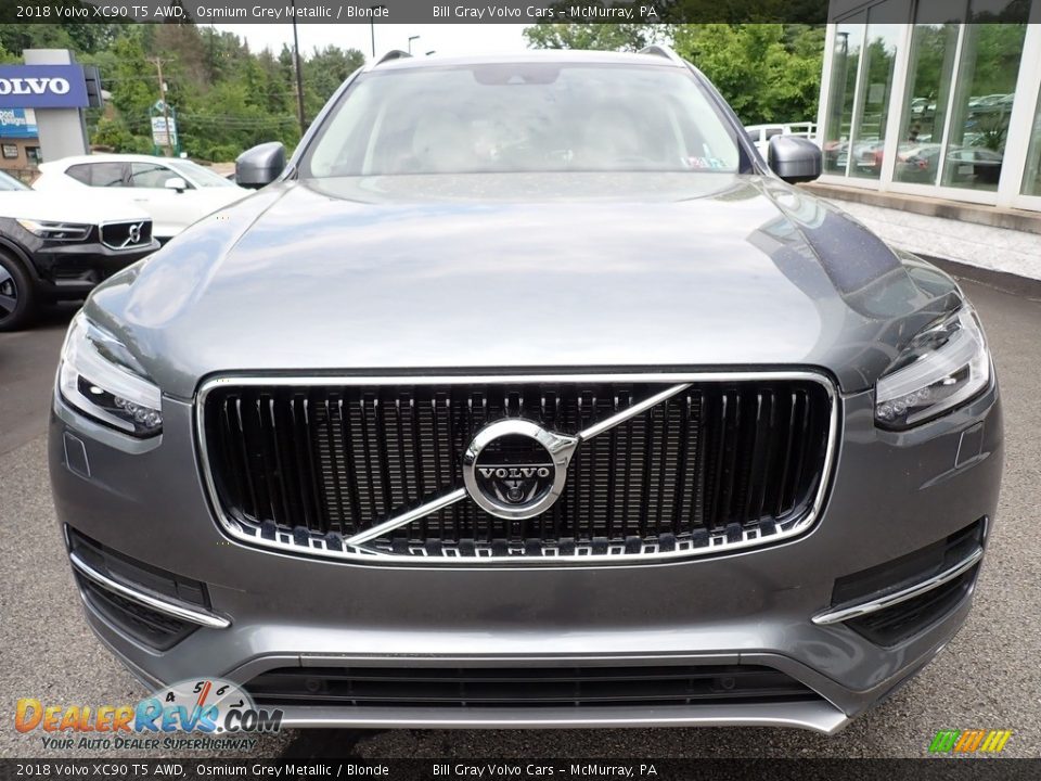 2018 Volvo XC90 T5 AWD Osmium Grey Metallic / Blonde Photo #9