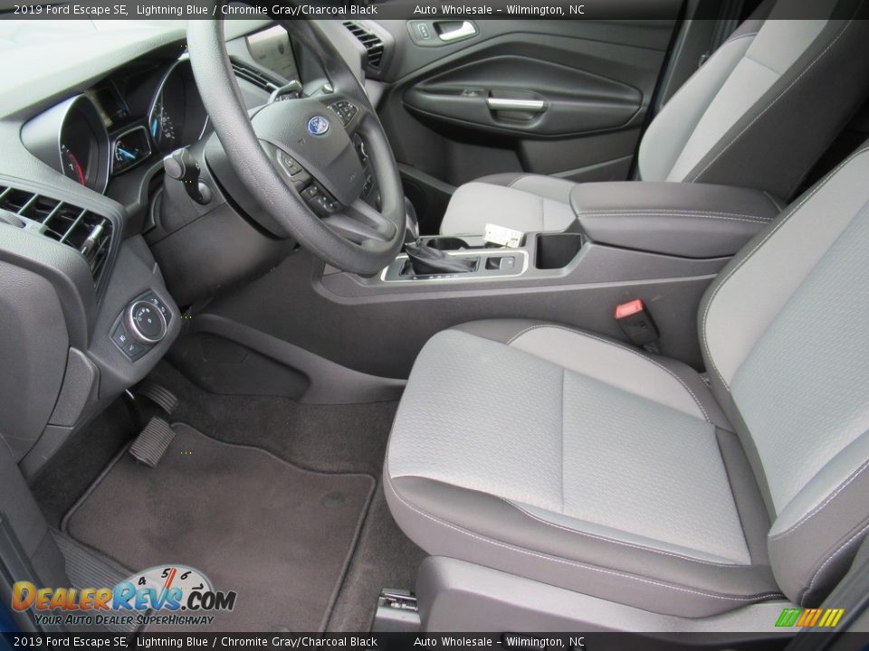 2019 Ford Escape SE Lightning Blue / Chromite Gray/Charcoal Black Photo #11