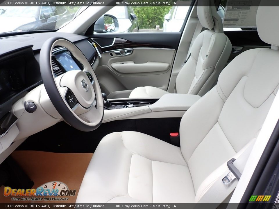 Blonde Interior - 2018 Volvo XC90 T5 AWD Photo #11