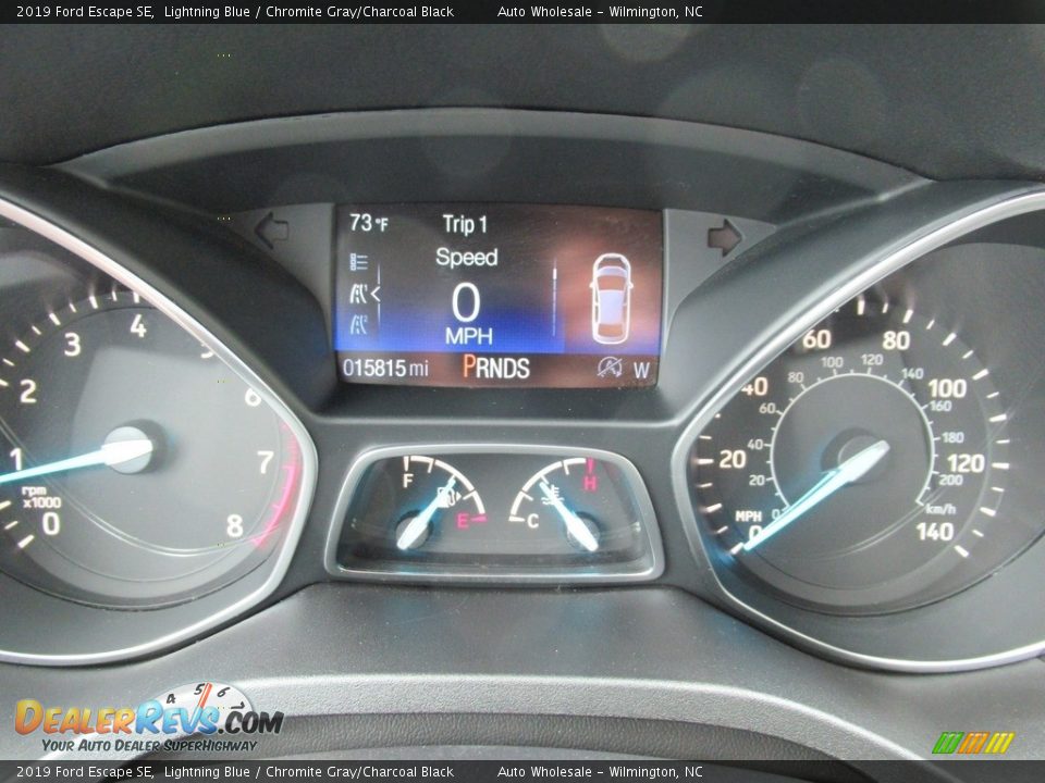 2019 Ford Escape SE Lightning Blue / Chromite Gray/Charcoal Black Photo #16