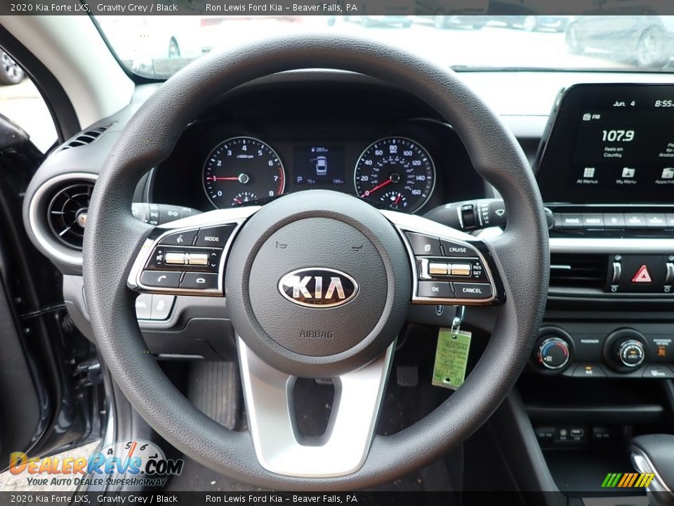 2020 Kia Forte LXS Gravity Grey / Black Photo #17