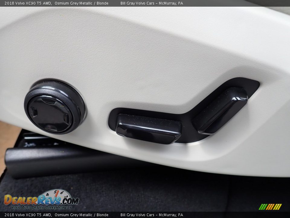 2018 Volvo XC90 T5 AWD Osmium Grey Metallic / Blonde Photo #16