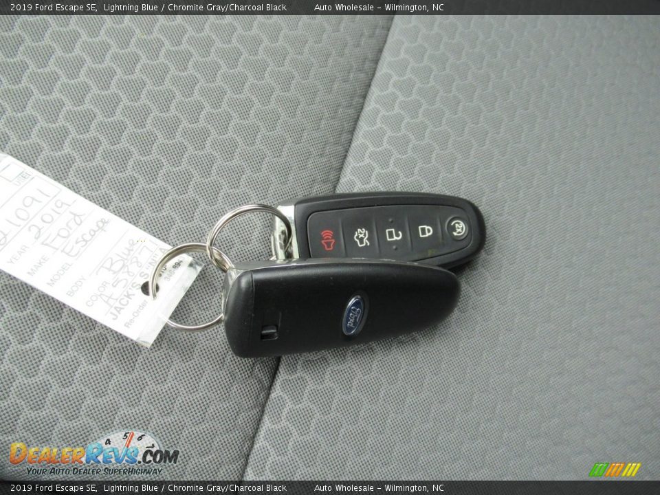 2019 Ford Escape SE Lightning Blue / Chromite Gray/Charcoal Black Photo #20