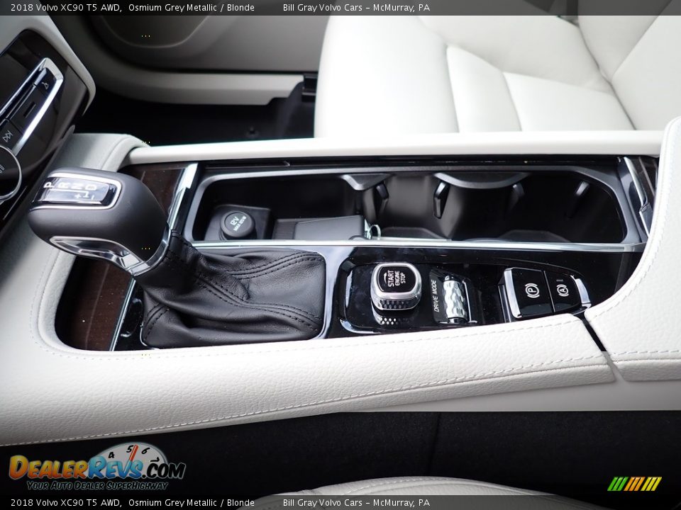 2018 Volvo XC90 T5 AWD Osmium Grey Metallic / Blonde Photo #19