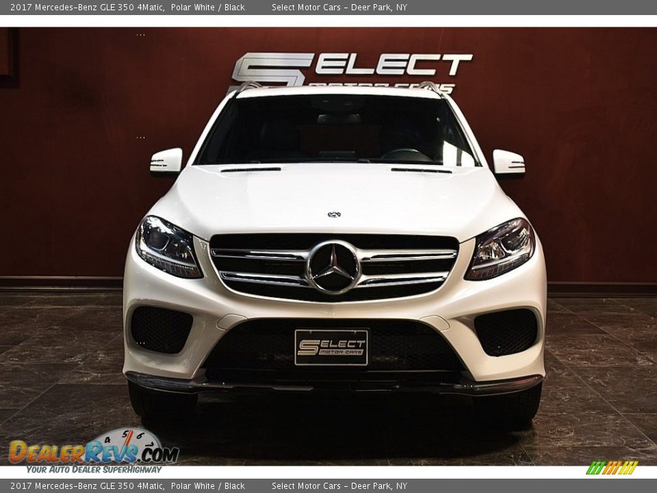 2017 Mercedes-Benz GLE 350 4Matic Polar White / Black Photo #2