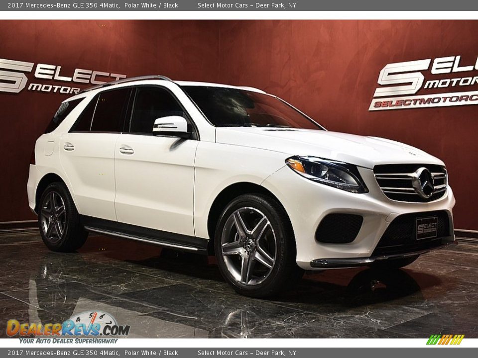 2017 Mercedes-Benz GLE 350 4Matic Polar White / Black Photo #3