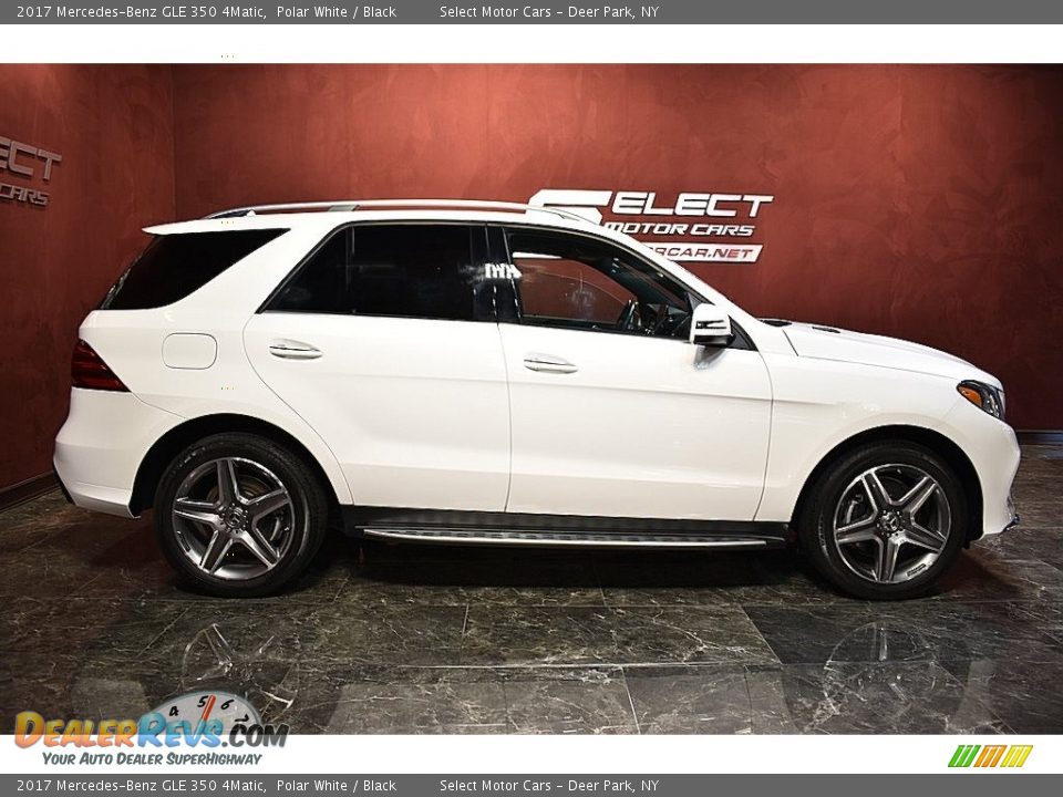 2017 Mercedes-Benz GLE 350 4Matic Polar White / Black Photo #4