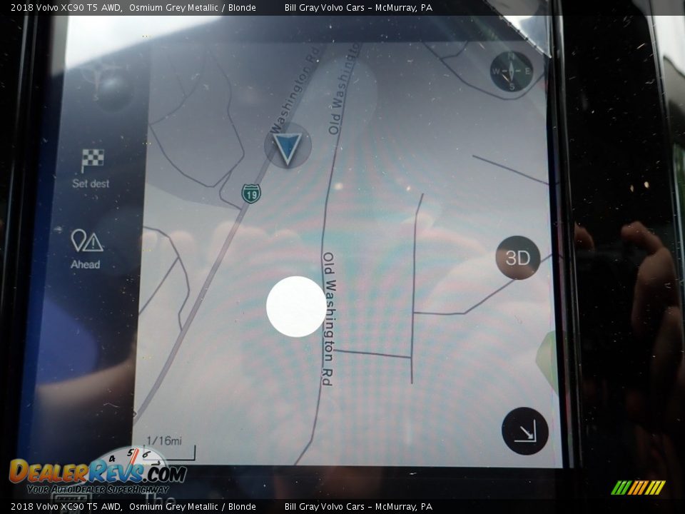 2018 Volvo XC90 T5 AWD Osmium Grey Metallic / Blonde Photo #22