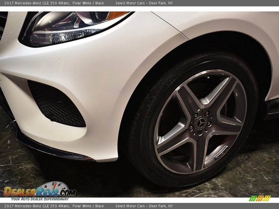2017 Mercedes-Benz GLE 350 4Matic Polar White / Black Photo #5