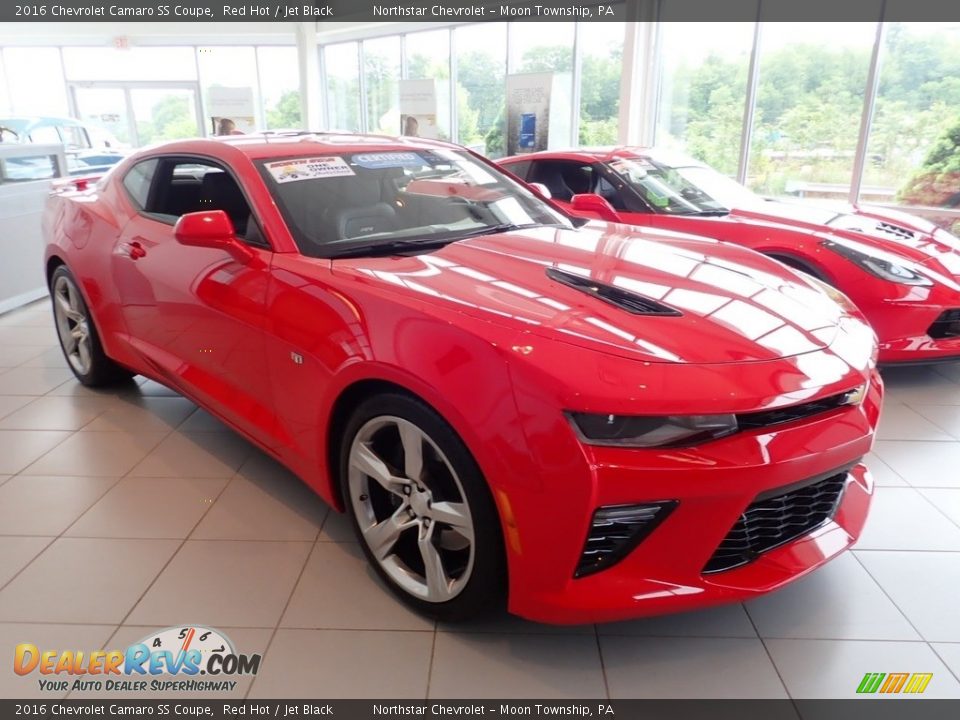 2016 Chevrolet Camaro SS Coupe Red Hot / Jet Black Photo #6