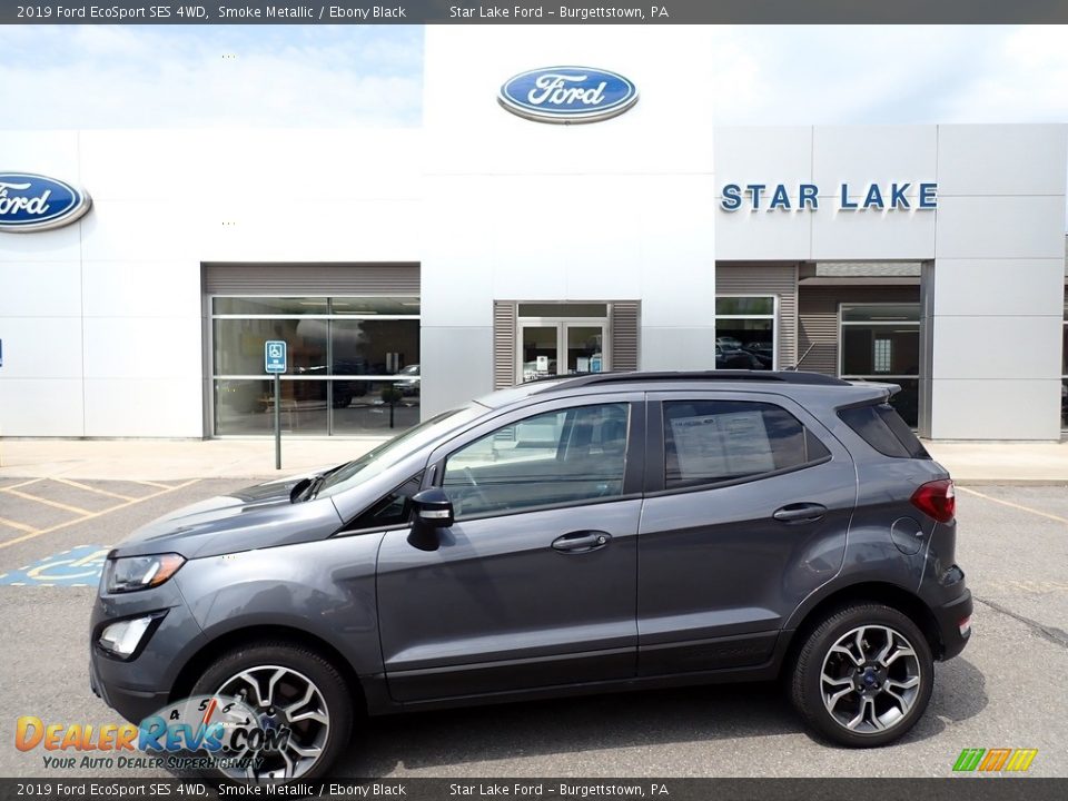 2019 Ford EcoSport SES 4WD Smoke Metallic / Ebony Black Photo #1
