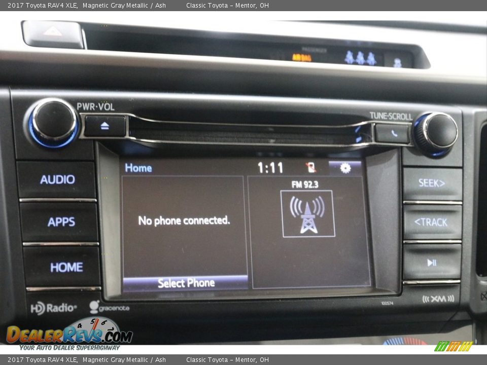 2017 Toyota RAV4 XLE Magnetic Gray Metallic / Ash Photo #11