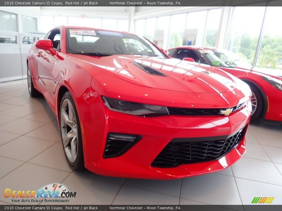 2016 Chevrolet Camaro SS Coupe Red Hot / Jet Black Photo #7