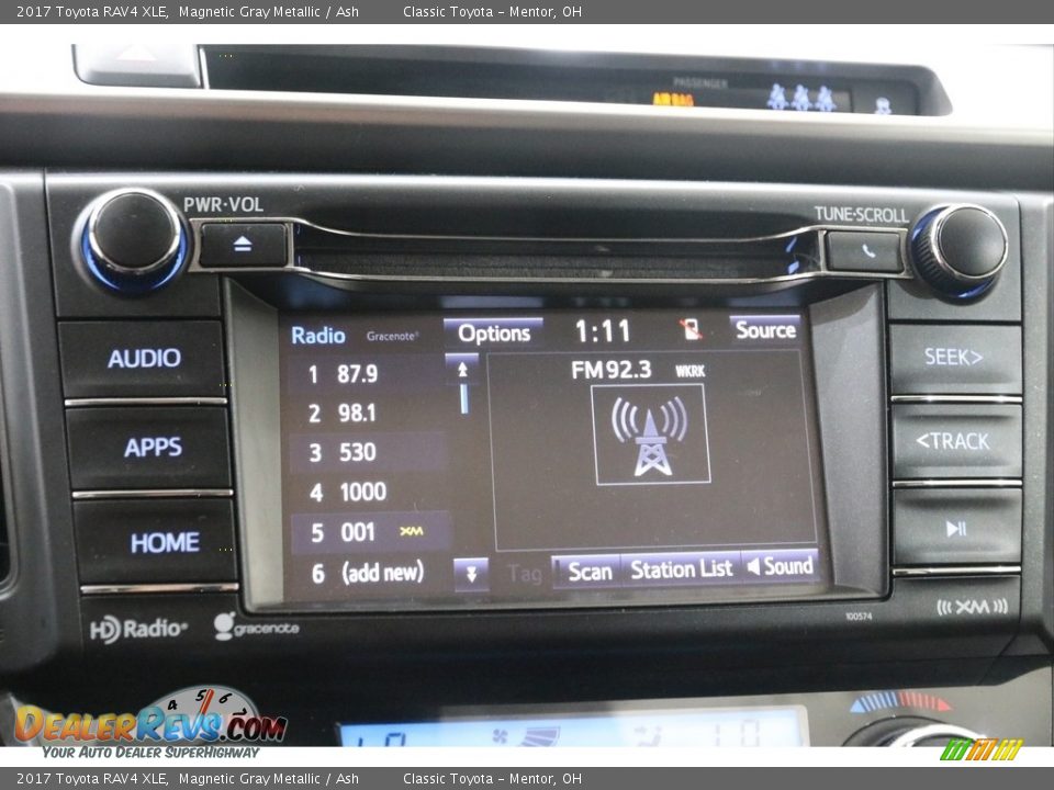 2017 Toyota RAV4 XLE Magnetic Gray Metallic / Ash Photo #12