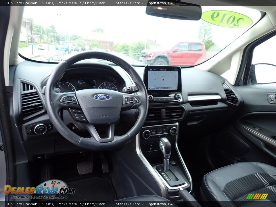 2019 Ford EcoSport SES 4WD Smoke Metallic / Ebony Black Photo #12