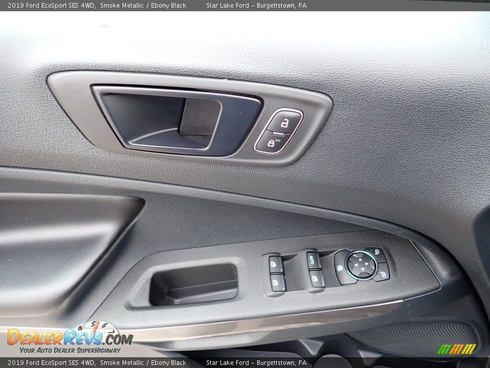 2019 Ford EcoSport SES 4WD Smoke Metallic / Ebony Black Photo #13