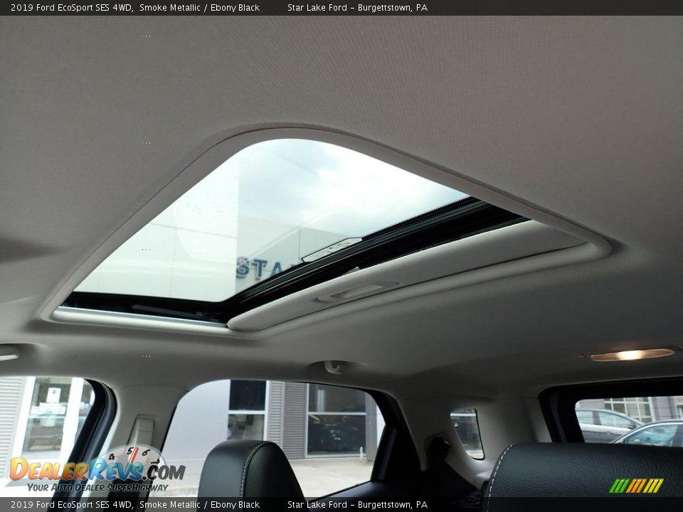 2019 Ford EcoSport SES 4WD Smoke Metallic / Ebony Black Photo #16