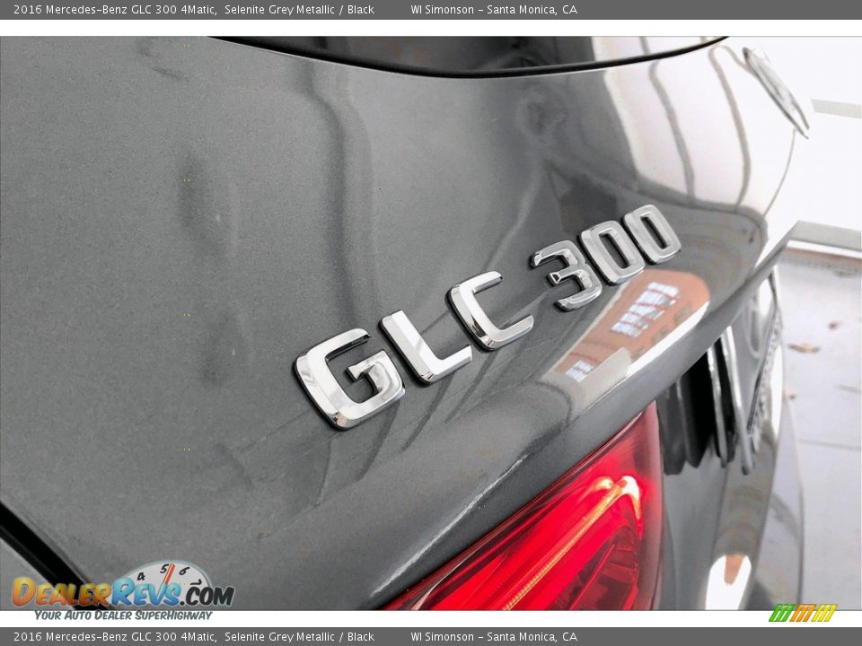 2016 Mercedes-Benz GLC 300 4Matic Selenite Grey Metallic / Black Photo #27