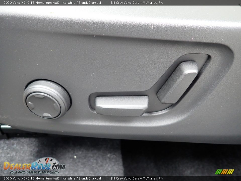 2020 Volvo XC40 T5 Momentum AWD Ice White / Blond/Charcoal Photo #12