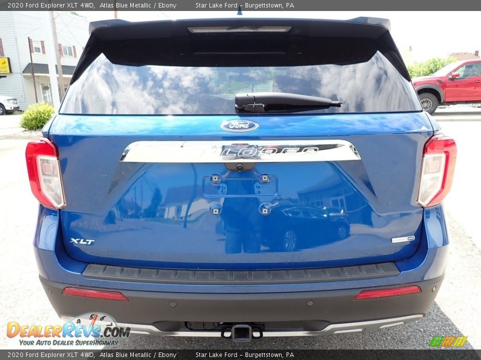 2020 Ford Explorer XLT 4WD Atlas Blue Metallic / Ebony Photo #4