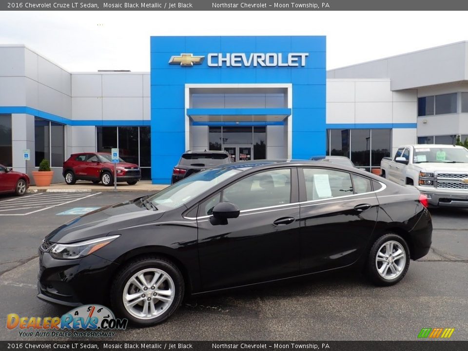 2016 Chevrolet Cruze LT Sedan Mosaic Black Metallic / Jet Black Photo #1