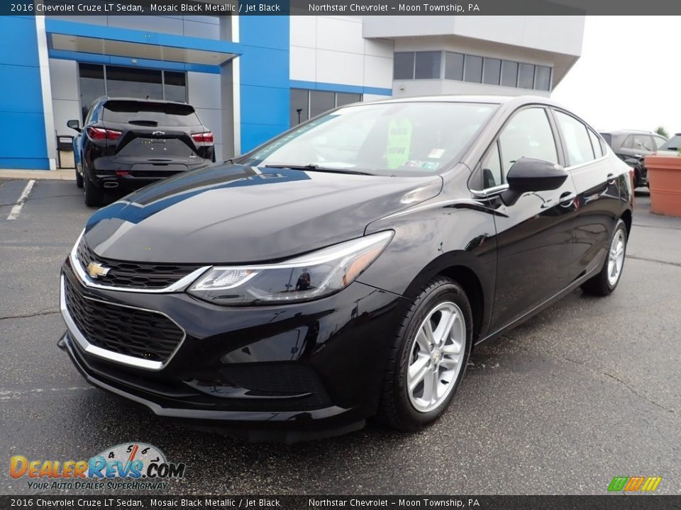 2016 Chevrolet Cruze LT Sedan Mosaic Black Metallic / Jet Black Photo #2
