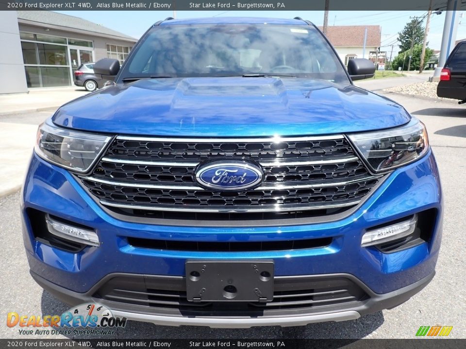 2020 Ford Explorer XLT 4WD Atlas Blue Metallic / Ebony Photo #9