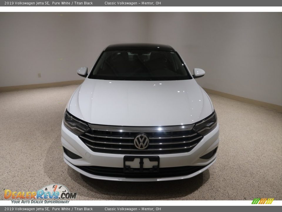 2019 Volkswagen Jetta SE Pure White / Titan Black Photo #2