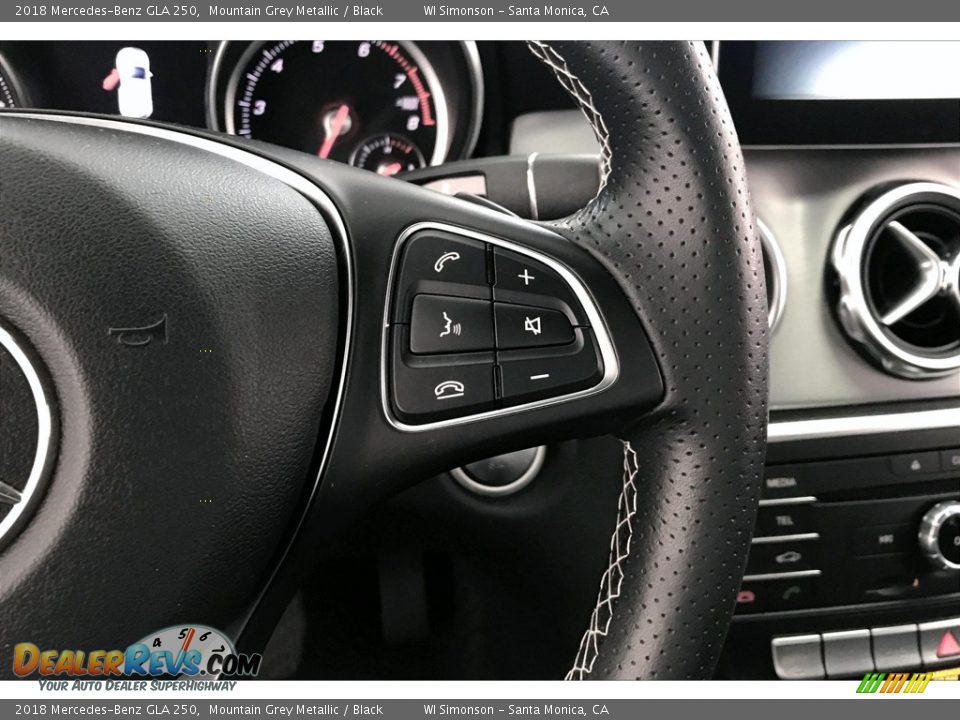 2018 Mercedes-Benz GLA 250 Mountain Grey Metallic / Black Photo #19