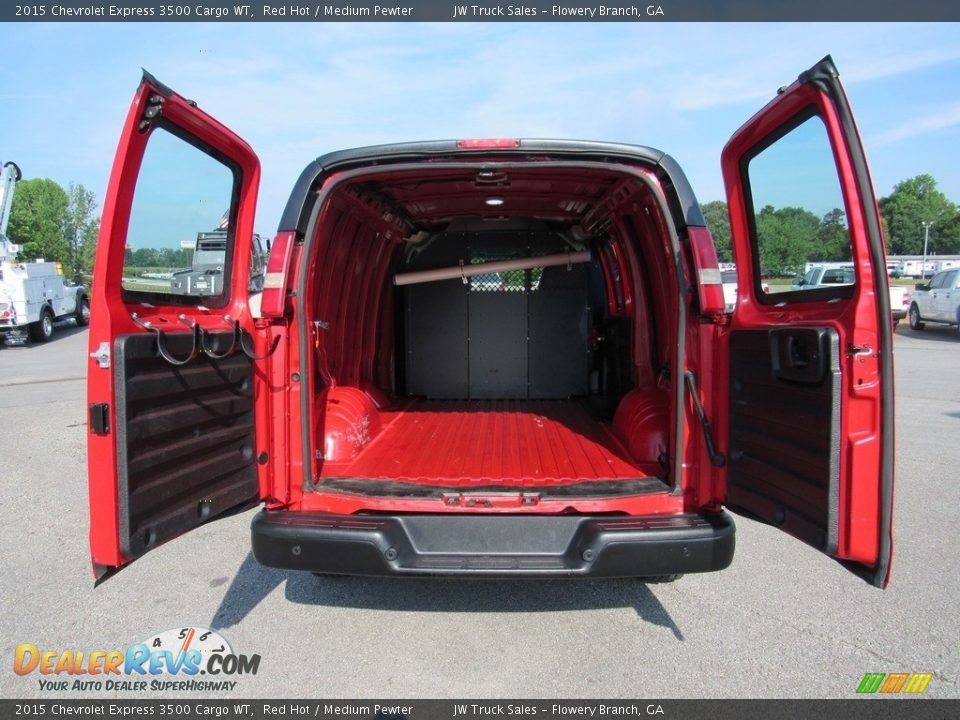 2015 Chevrolet Express 3500 Cargo WT Red Hot / Medium Pewter Photo #10