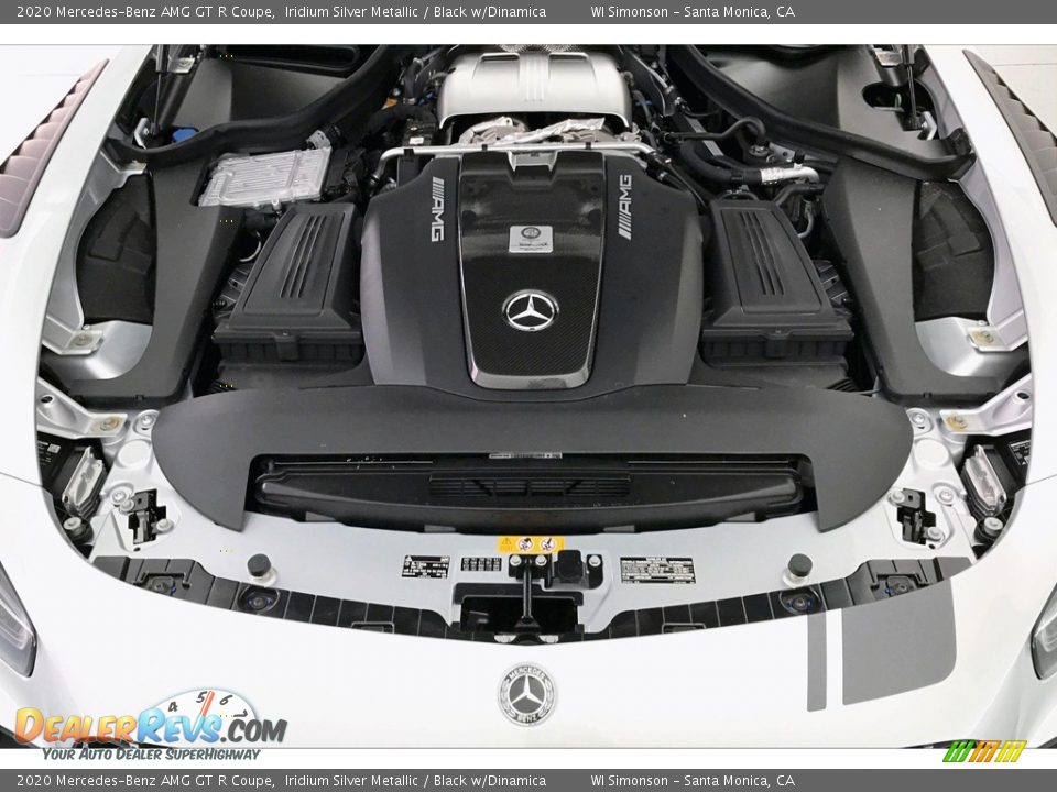 2020 Mercedes-Benz AMG GT R Coupe Iridium Silver Metallic / Black w/Dinamica Photo #9