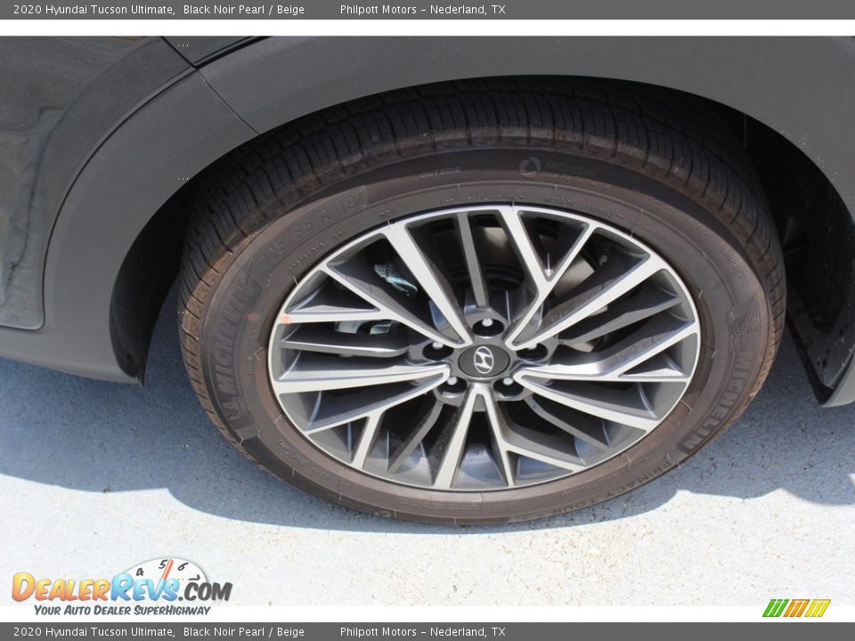 2020 Hyundai Tucson Ultimate Black Noir Pearl / Beige Photo #5