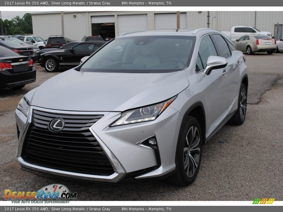 2017 Lexus RX 350 AWD Silver Lining Metallic / Stratus Gray Photo #1