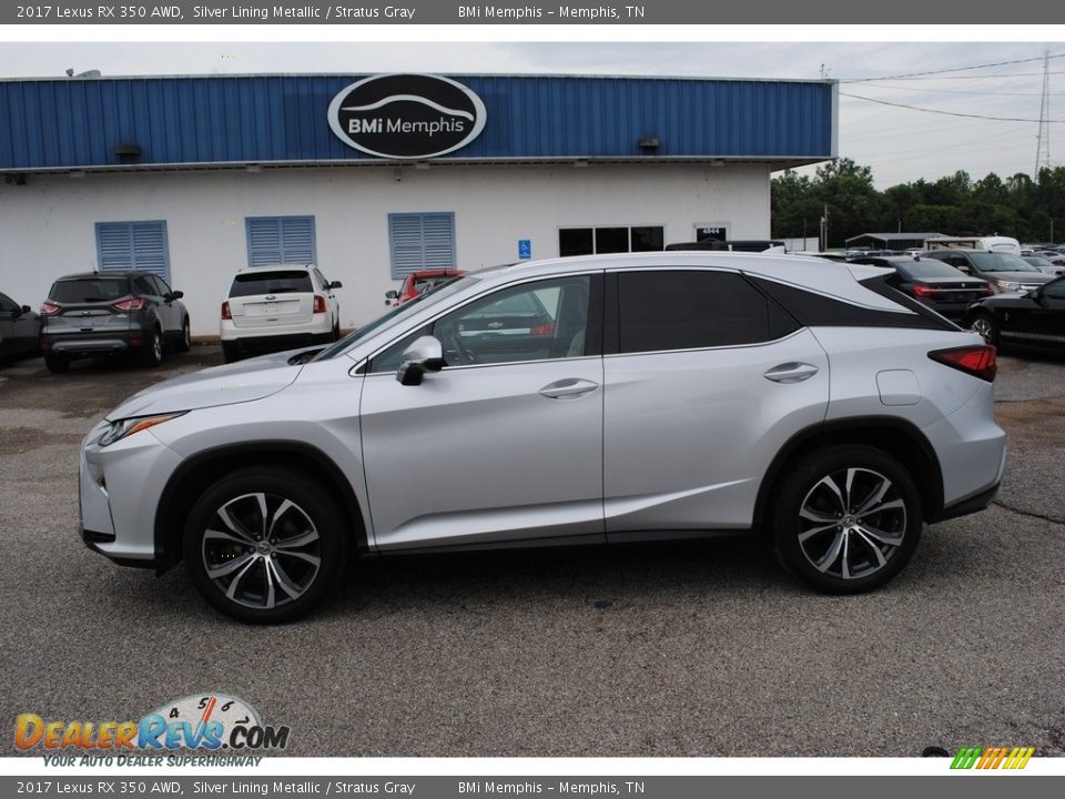 2017 Lexus RX 350 AWD Silver Lining Metallic / Stratus Gray Photo #2