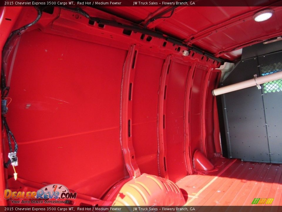 2015 Chevrolet Express 3500 Cargo WT Red Hot / Medium Pewter Photo #15