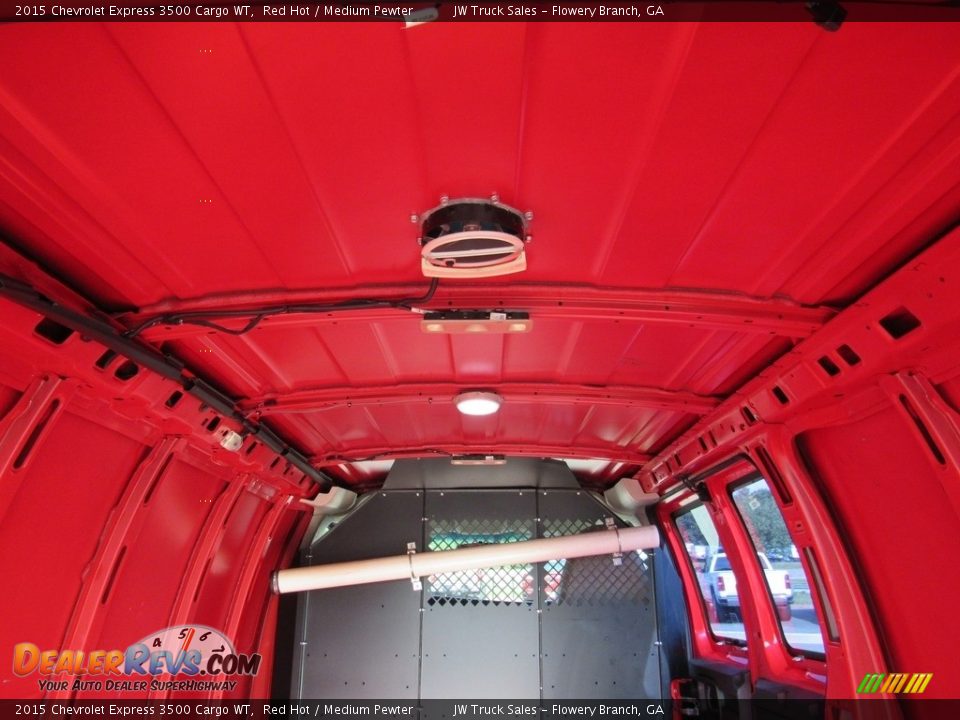2015 Chevrolet Express 3500 Cargo WT Red Hot / Medium Pewter Photo #16