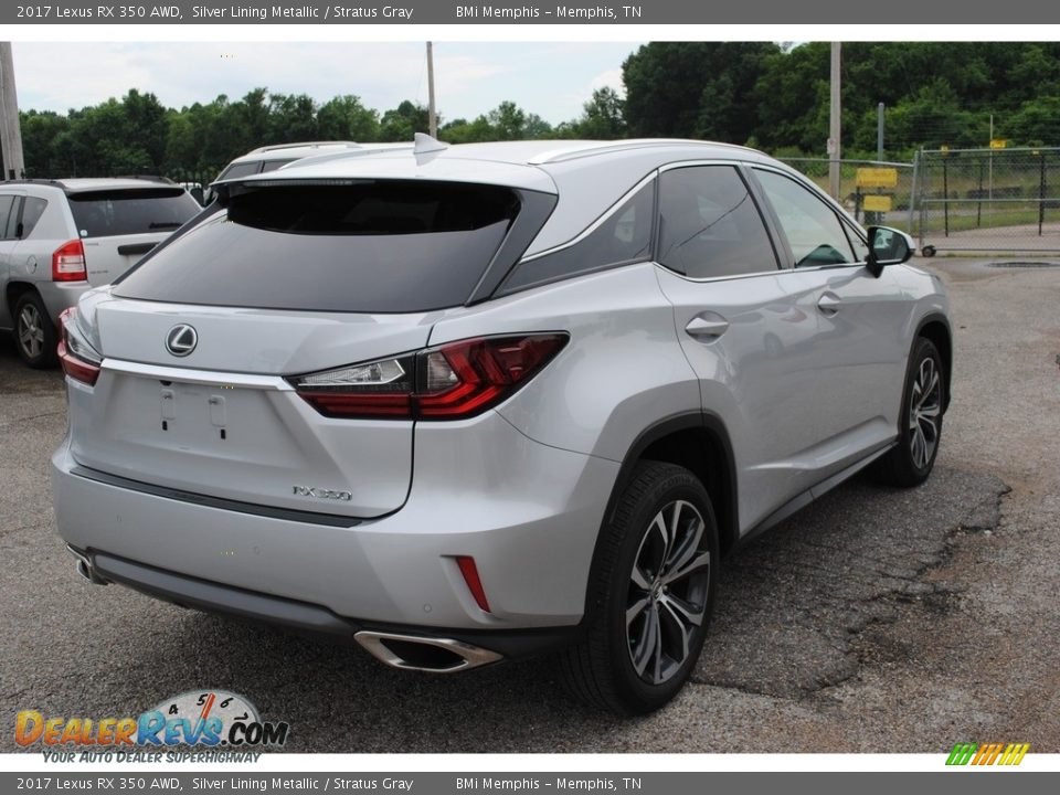 2017 Lexus RX 350 AWD Silver Lining Metallic / Stratus Gray Photo #5