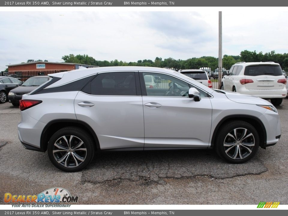 2017 Lexus RX 350 AWD Silver Lining Metallic / Stratus Gray Photo #6