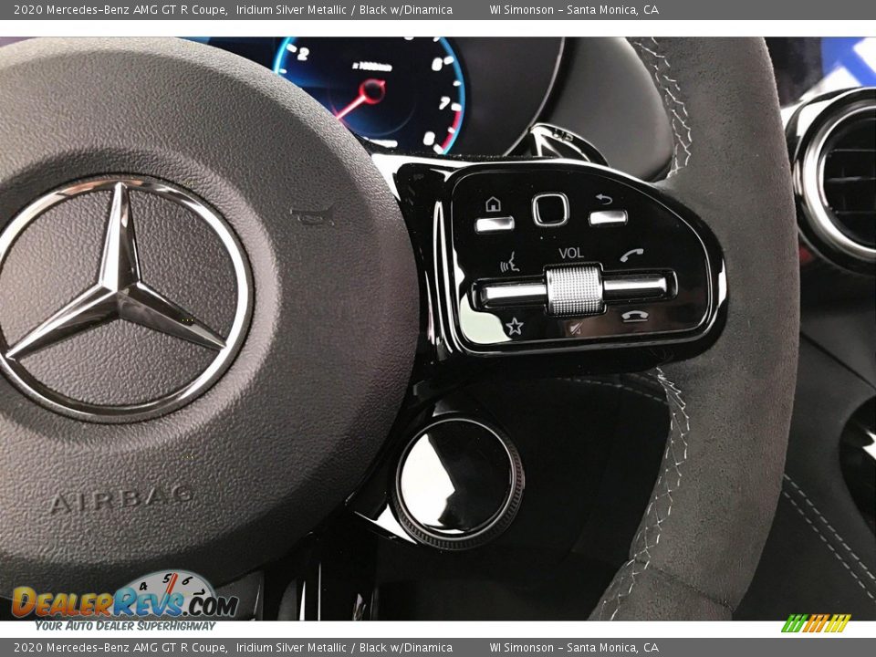 2020 Mercedes-Benz AMG GT R Coupe Iridium Silver Metallic / Black w/Dinamica Photo #17