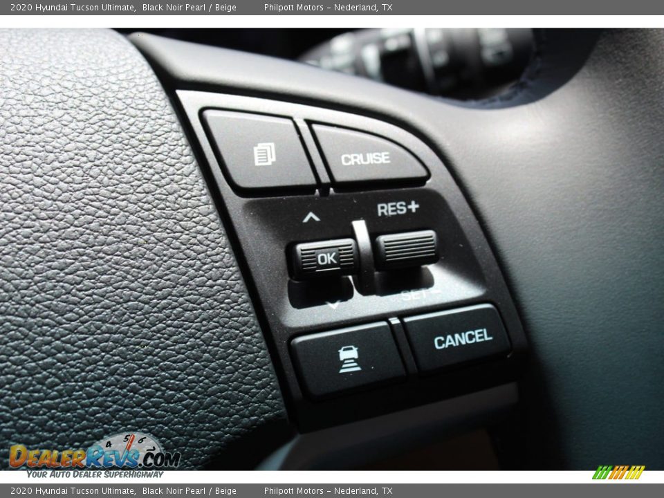 2020 Hyundai Tucson Ultimate Black Noir Pearl / Beige Photo #12