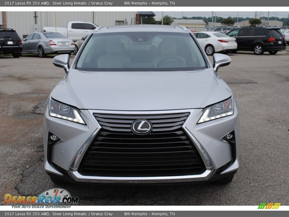 2017 Lexus RX 350 AWD Silver Lining Metallic / Stratus Gray Photo #8