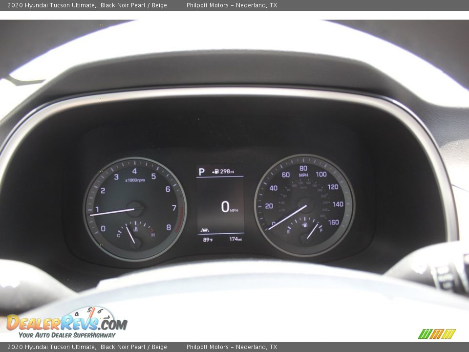 2020 Hyundai Tucson Ultimate Black Noir Pearl / Beige Photo #13