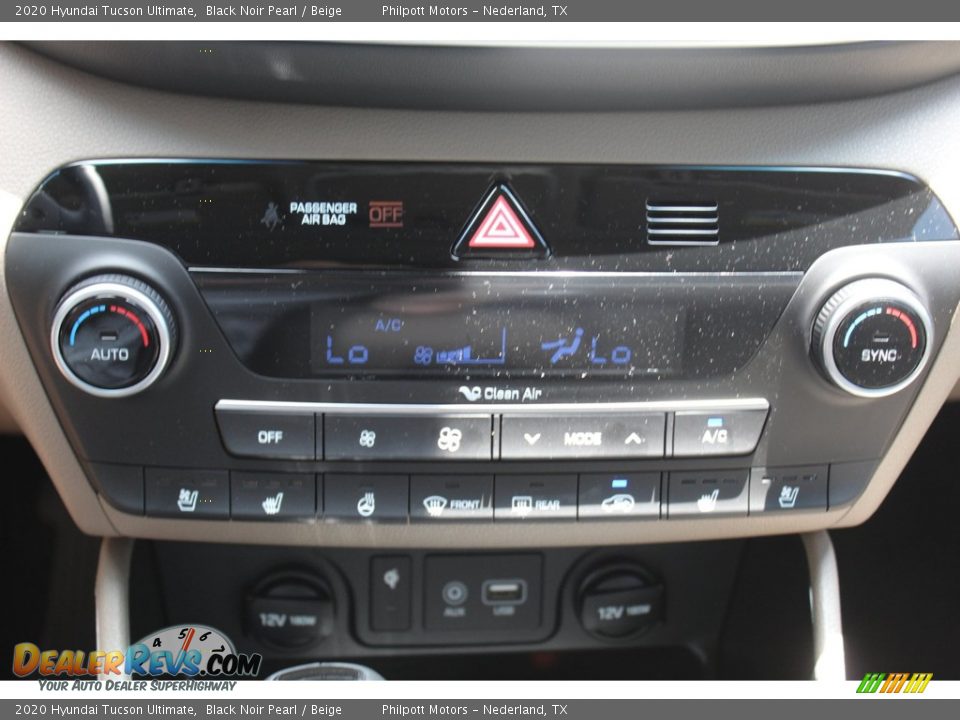 2020 Hyundai Tucson Ultimate Black Noir Pearl / Beige Photo #16