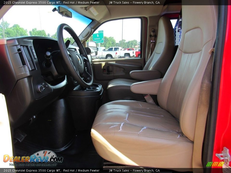 Front Seat of 2015 Chevrolet Express 3500 Cargo WT Photo #29